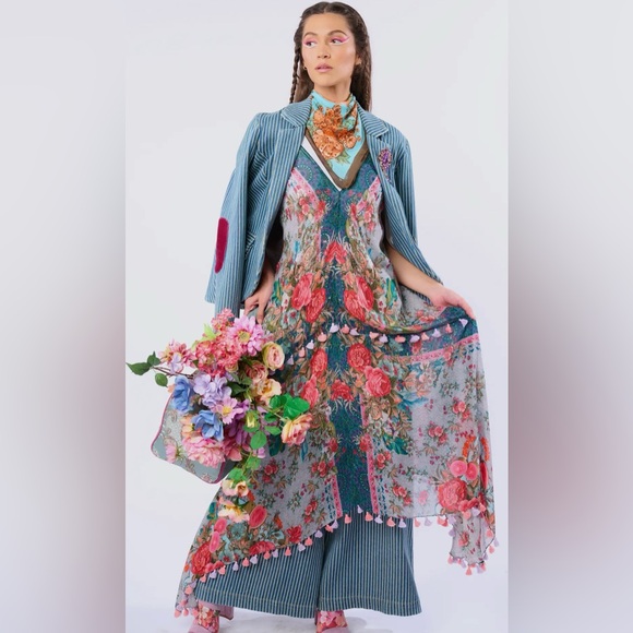 Aratta Large travel in style kimono dress Large - Picture 2 of 7